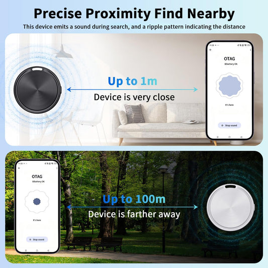 Android Tracker Tag-4 Pack, Smart Tags Bluetooth Luggage Tracker Anti Lost Keys Finder/Item Locator Work with Google's Find Hub for Key, Backpack, Luggage, Wallet, Precise Position
