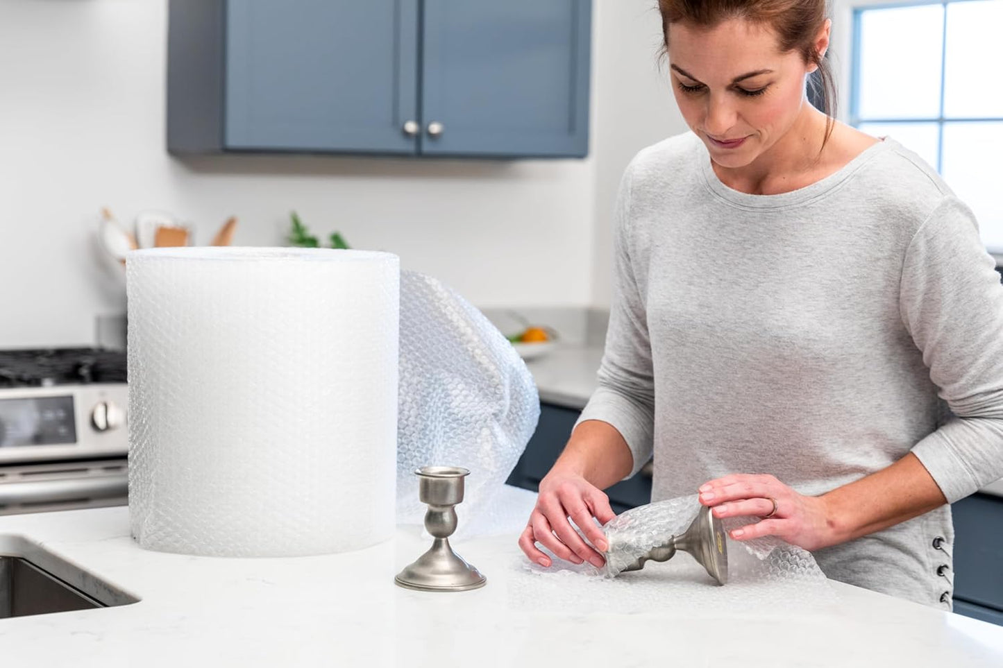 Bubble Wrap Roll, Original Bubble Cushioning, 12" x 175', Perforated Every 12", 1 Pack (12" x 175'), New