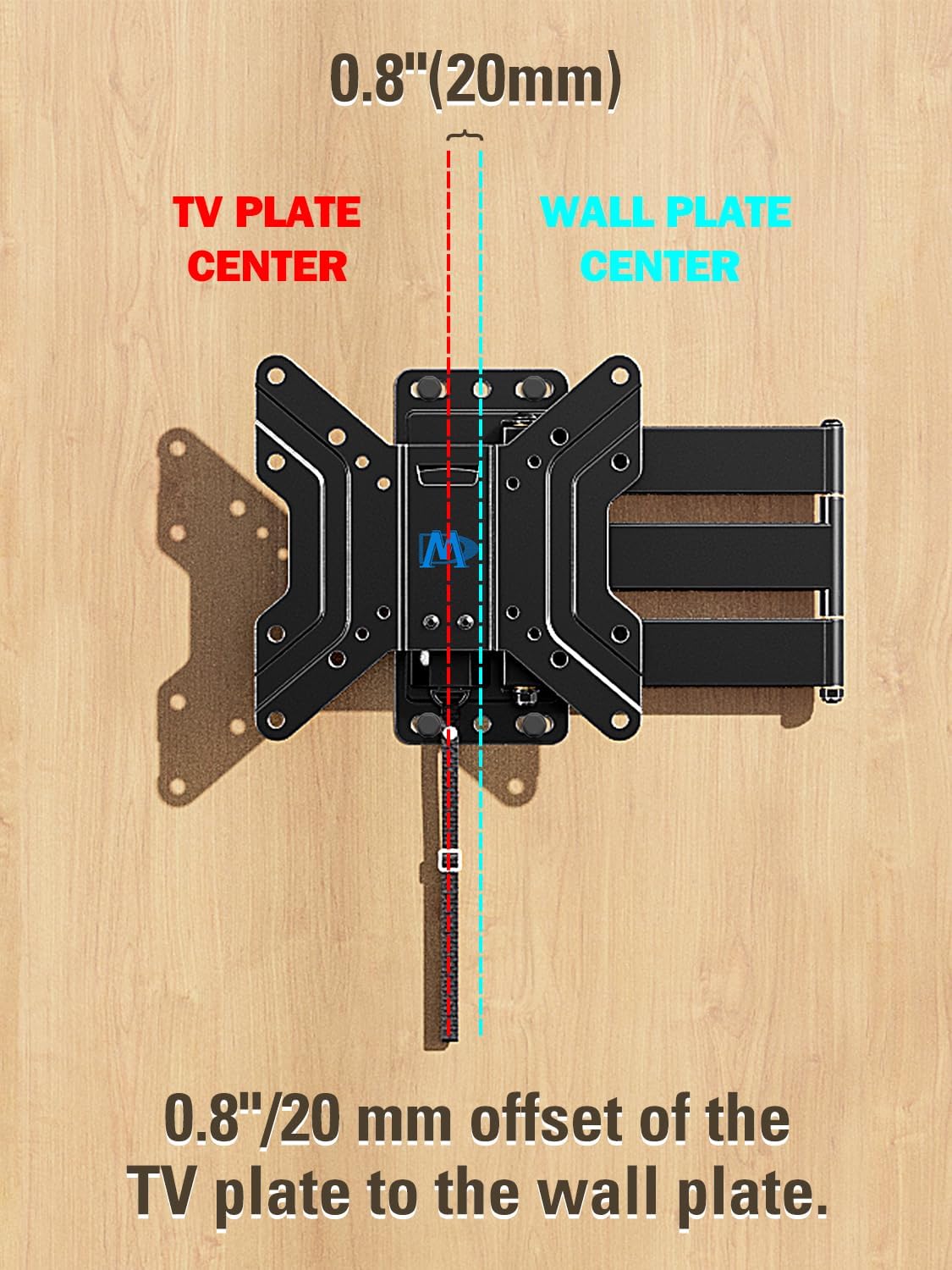 Mounting Dream UL Listed RV TV Wall Mount for 17-43 Inch TV, Full Motion Lockable RV Mount on Motor Home Camper Truck Trailer Marine Boat, Quick Lock and Release in 1 Step VESA 200mm, 44 lbs, MD2210
