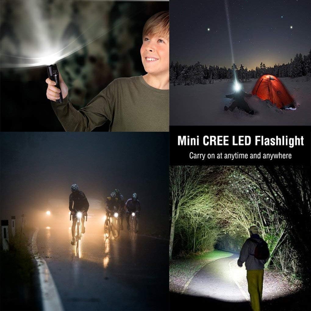 Flashlight Rechargeable 5 Modes of 10000 High Lumen,IPX6 Waterproof Flashlight,LED Flashlight Ultra Bright,Portable Flashlight for Outdoor Activities Such as Camping,Cycling,Mountain