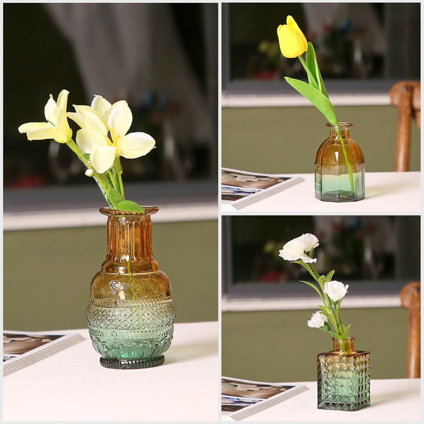 30 Pcs Mini Bud Vases As Wedding Centerpieces for Tables,Clear Bud Vases for Flowers,Small Flower Vases Suitable for Birthday Party,Anniversary,Wedding Reception,Baby Shower