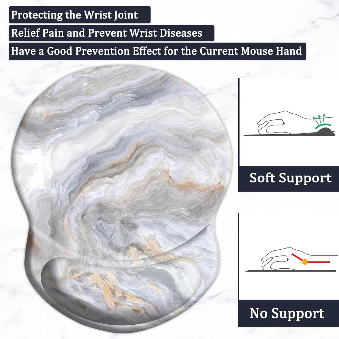 Purilite Select Ergonomic Mouse Pad