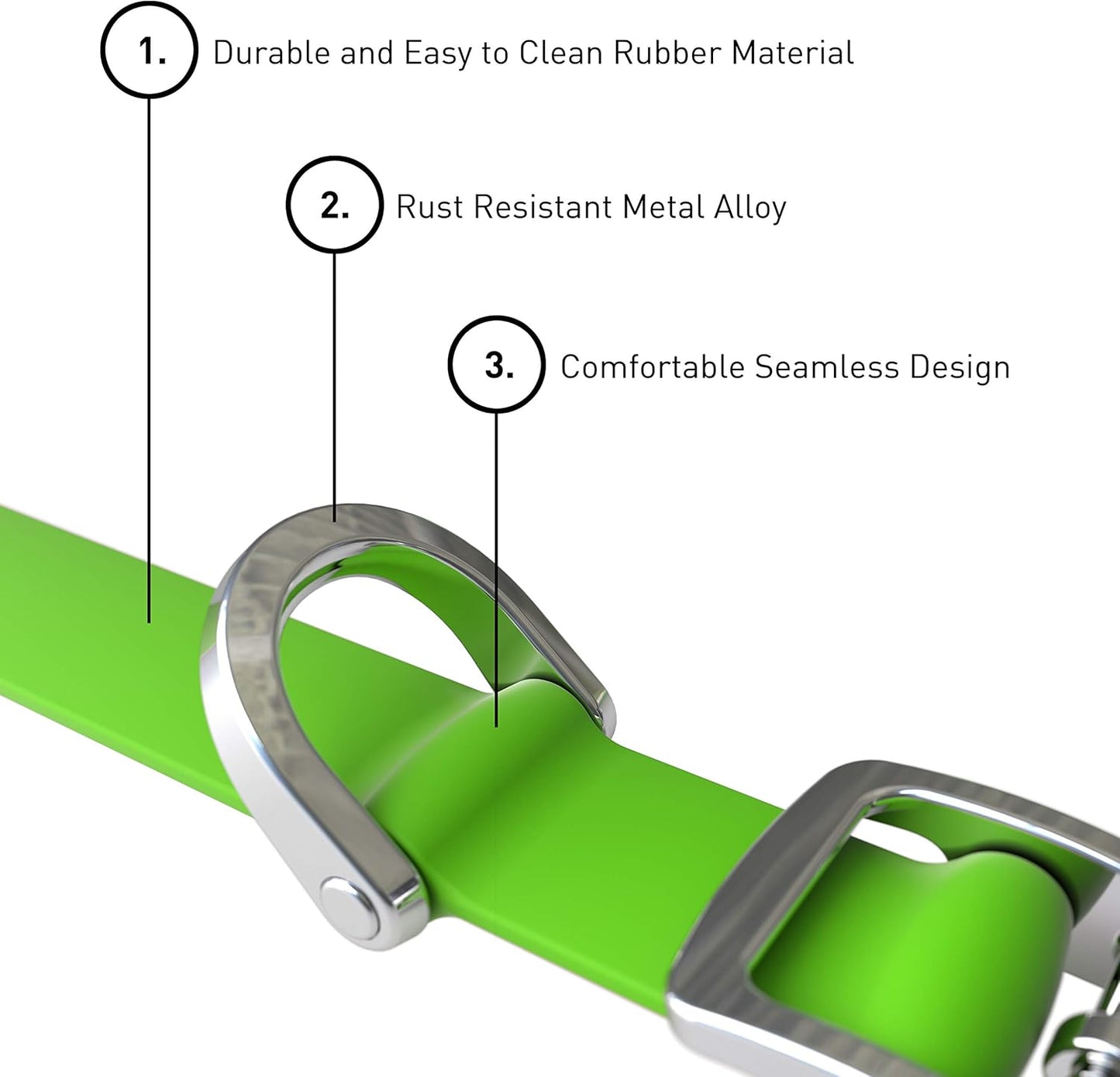 Bond Pet Waterproof Dog Collar - Durable, Comfortable, Adjustable, Wear Resistant and Easy to Clean for Puppies and XSmall Dogs (Orange, XSmall)