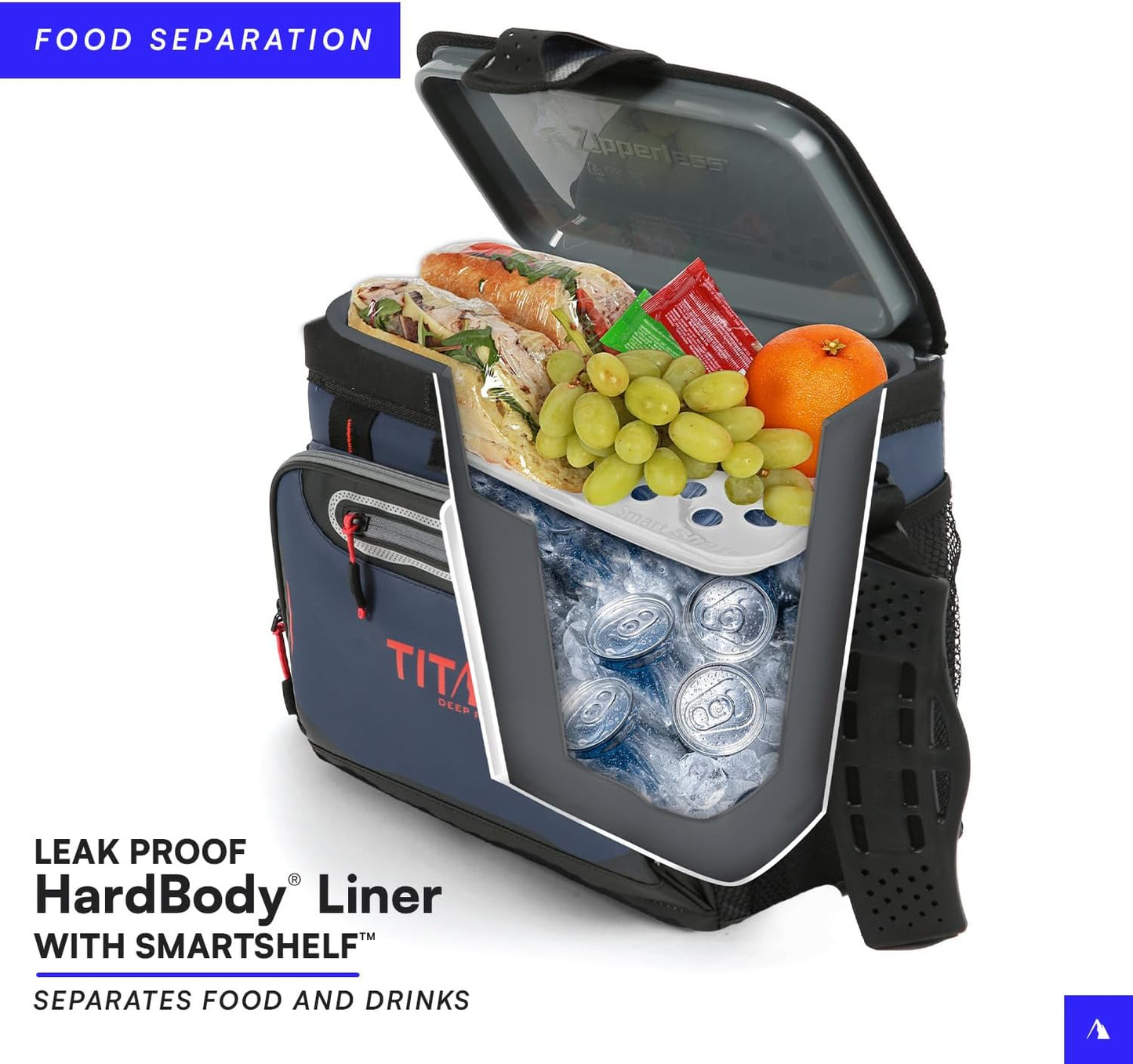 Arctic Zone Titan Deep Freeze 16 Can Zipperless Hardbody Cooler, Moss