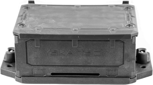 YakAttack CellBlok Track Mounted Battery Box for Fish Finders | Quick-Release Battery Storage & Mounting Platform | Fits GearTrac & Most Kayak Track Systems | Made in USA