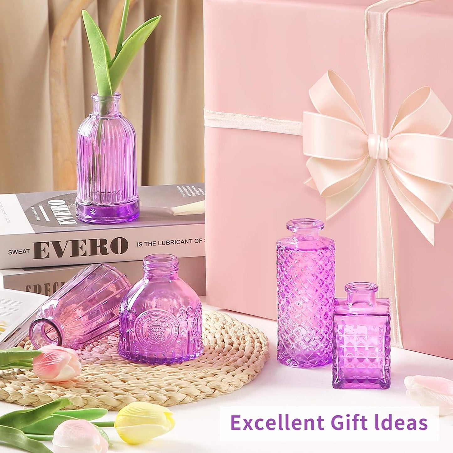 30 Pcs Mini Bud Vases As Wedding Centerpieces for Tables,Clear Bud Vases for Flowers,Small Flower Vases Suitable for Birthday Party,Anniversary,Wedding Reception,Baby Shower