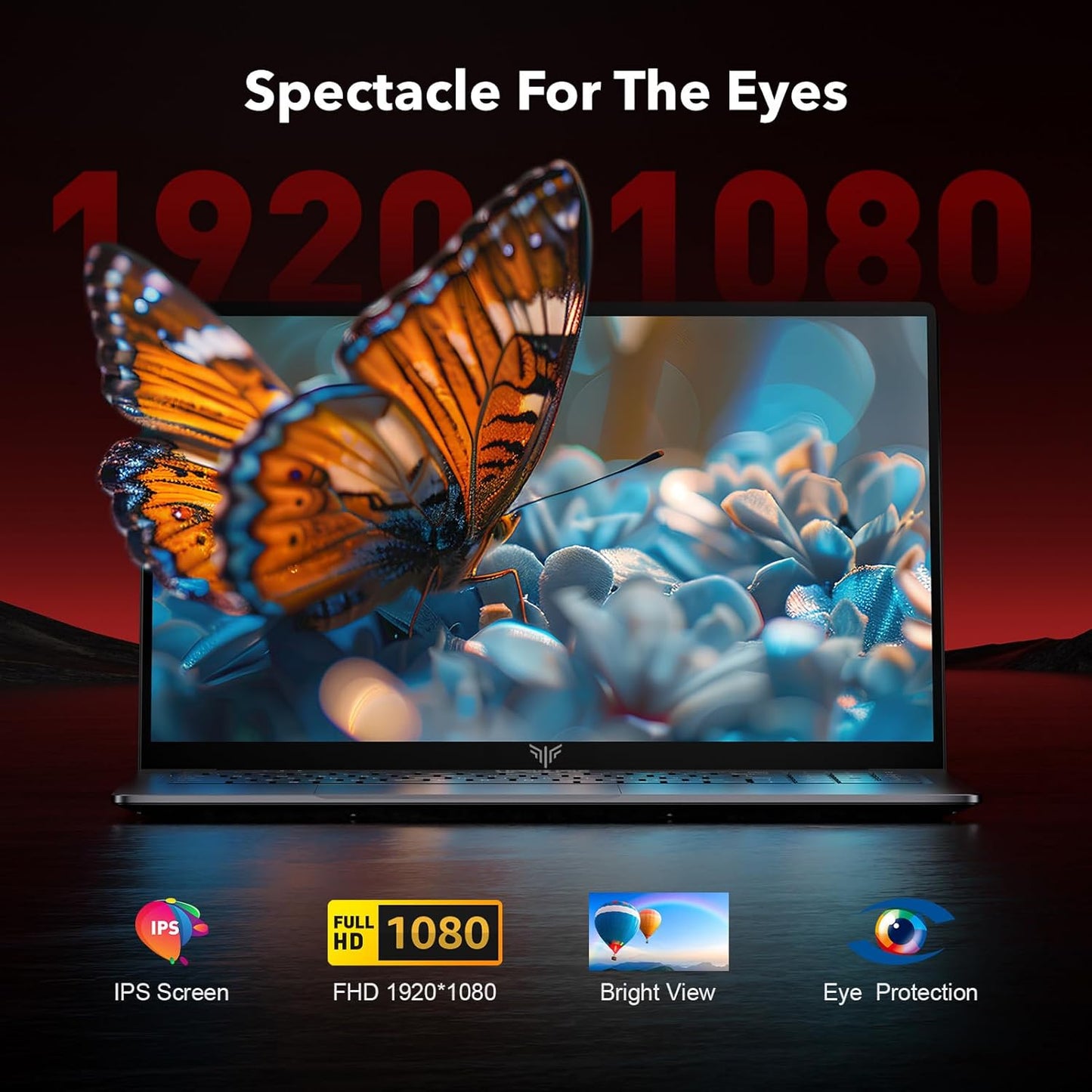 ACEMAGIC Gaming Laptop Computer AMD Ryzen 7 5700U Windows Laptop 16.1-in IPS 16GB DDR4 512GB NVMe SSD Backlit & Numeric Input WiFi 6 HDMI Type-C USB-3.2 Webcam 3.5mm Audio Office Laptops Home Laptops