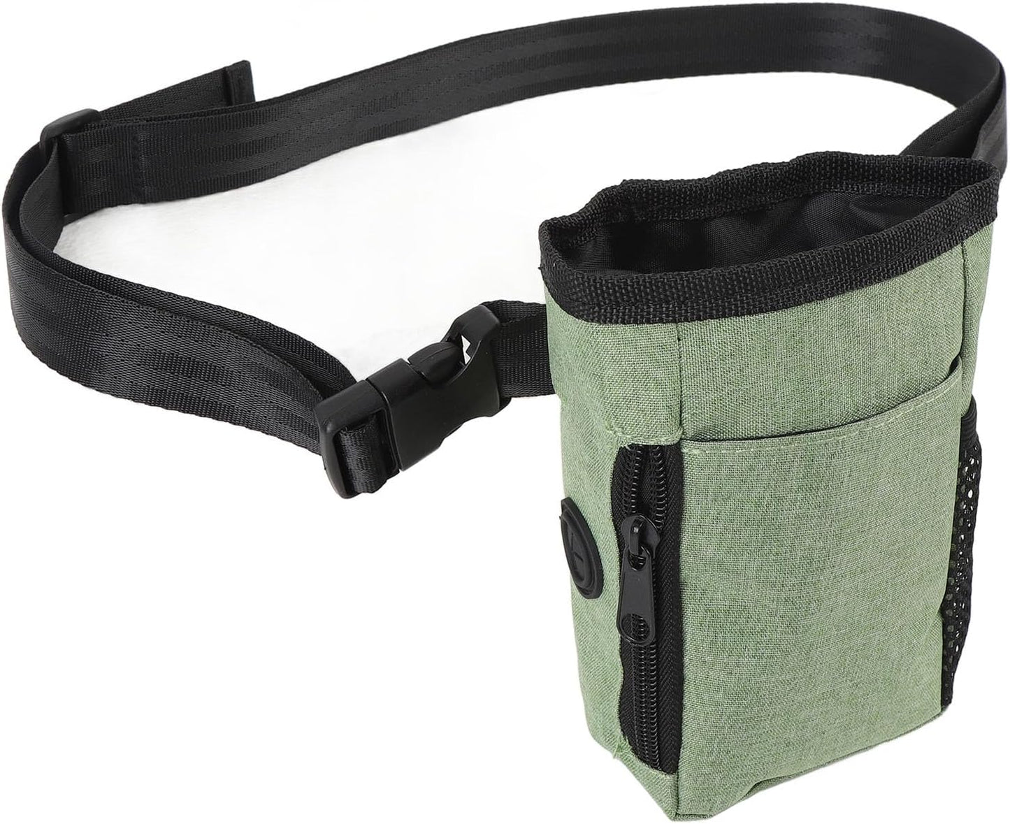 Dog Treat Bag with Clear Window, Portable Dog Training Treat Pouch, Multifunction Oxford Cloth for Outdoor Training, Ideal Pet Training Treat Pouches with Secure Seal