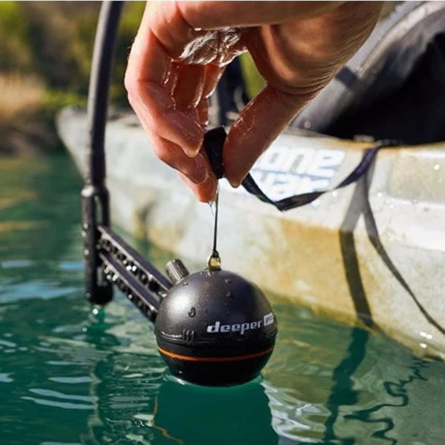 Deeper PRO+ 2 Sonar - Portable Fish Finder and Depth Finder for Kayaks, Boats and Ice Fishing with GPS Enabled | Castable Deeper Sonar with Free User Friendly App