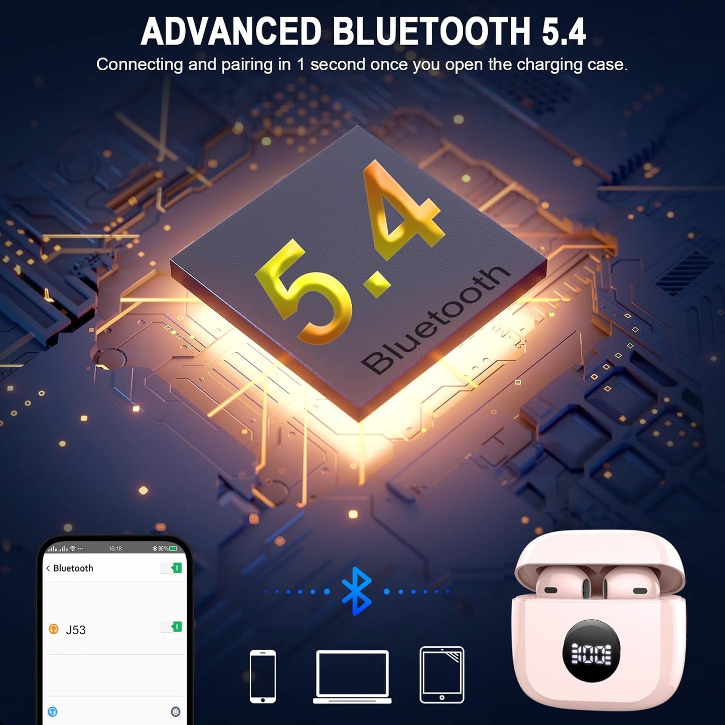 Purilite Select True Wireless Earbuds | Next-Gen Audio with Smart Touch & 40H Battery