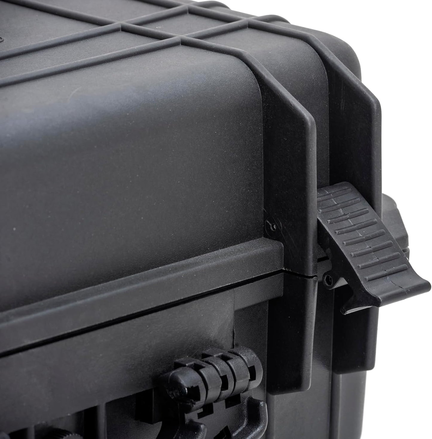 MEIJIA Portable Waterproof Protective Hard Case,Camera Case with Customizable Fit Foam Inserted, Elegant Black (9.17"x 7.56"x4.33")