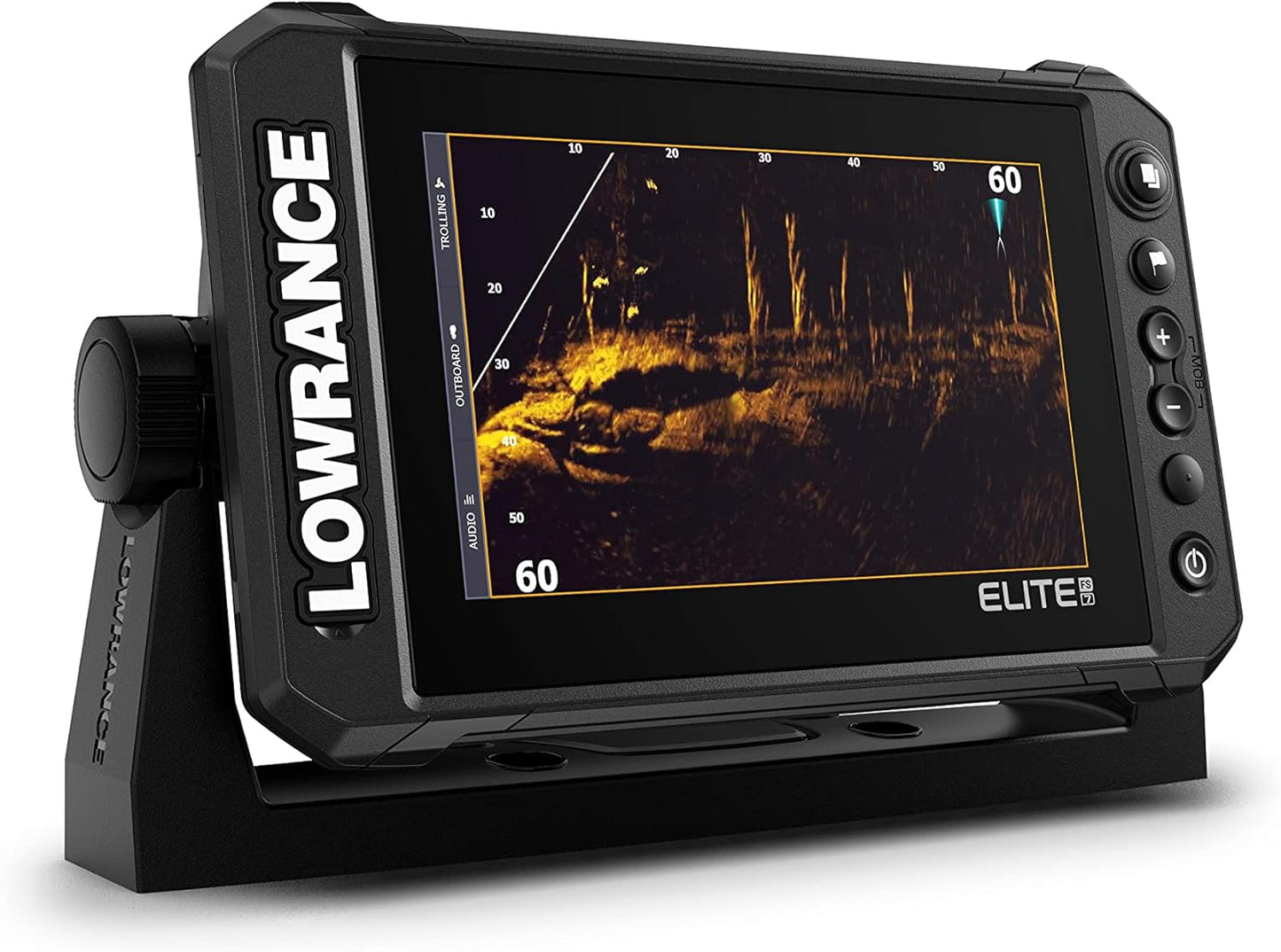 Lowrance Elite FS 7 Fish Finder with HDI Transducer, Preloaded C-MAP Contour+ Charts
