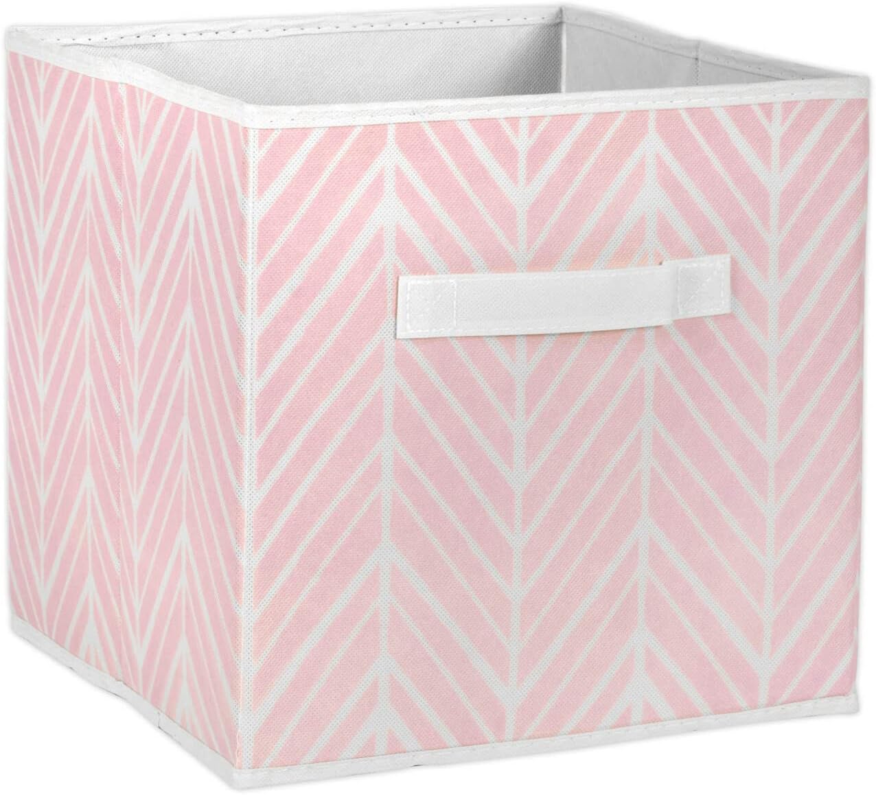 DII Foldable Fabric Storage Containers for Nurseries, Offices, Closets, Home Decor, Cube Organizers & Everyday Storage Needs, (Large - 11 x 11 x 11) Scroll Nautical Blue - Set of 2