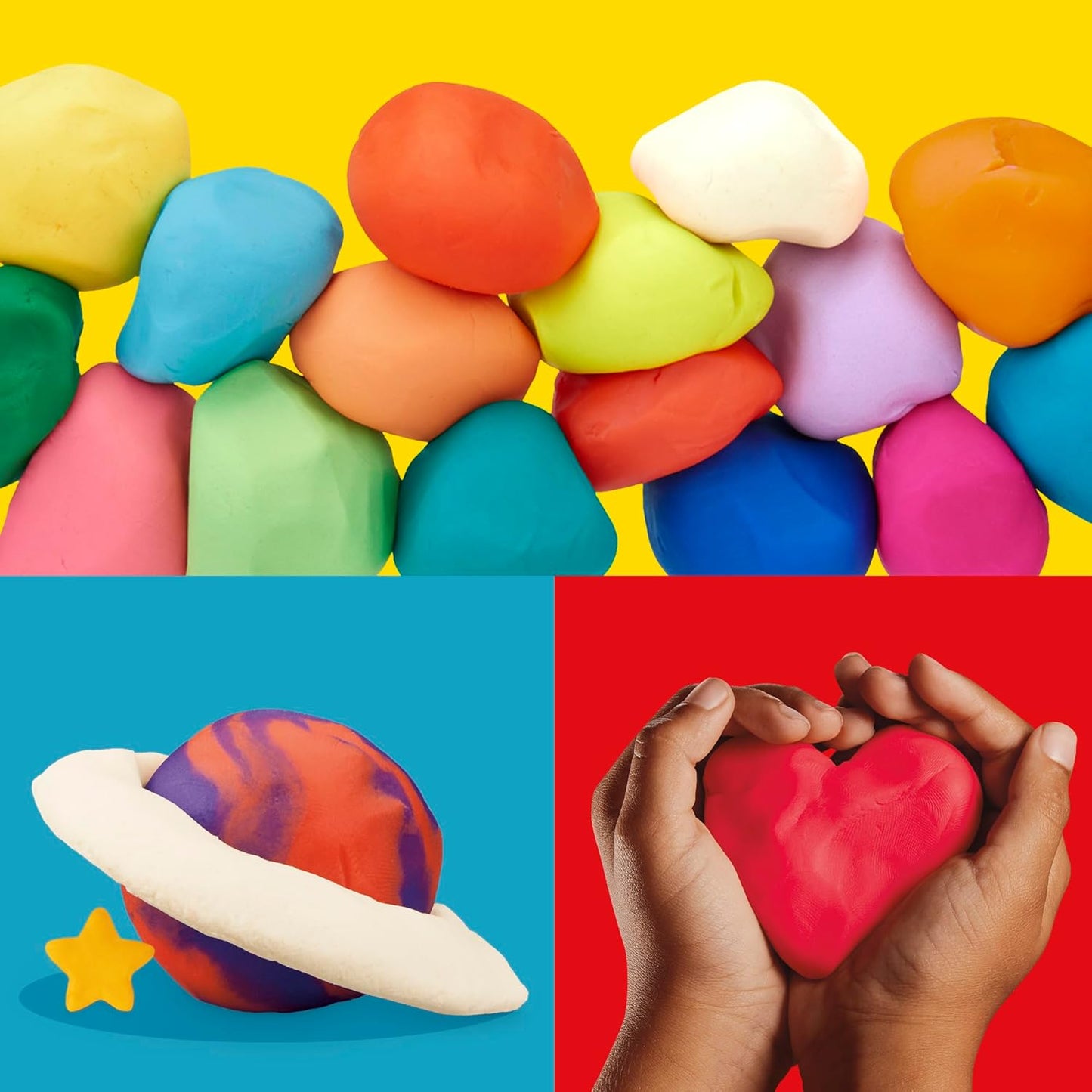 Play-Doh 24-Pack of Colors, Frustration-Free Packaging