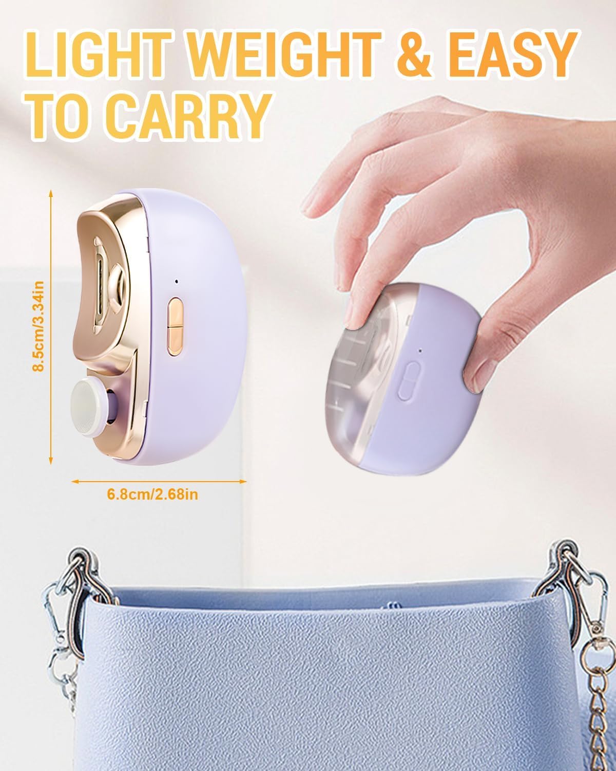 3 in 1 Automatic Electric Nail Clipper,2025 New Electric Toe Nail Clippers with Polishing,Nail Clippers for Seniors,3 in 1 Electric Nail Clipper,with 2 Adjustable Speeds,for Seniors Adults (White)