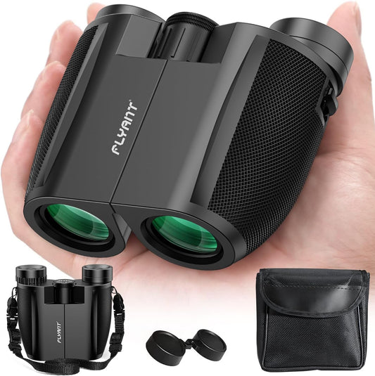 12x25 High Powered Binoculars for Adults, Waterproof Compact Binoculars with Low Light Vision, Premium Long Range Binoculars for Bird Watching, Outdoor Hunting, Travel, Sightseeing, Concert, Cruise