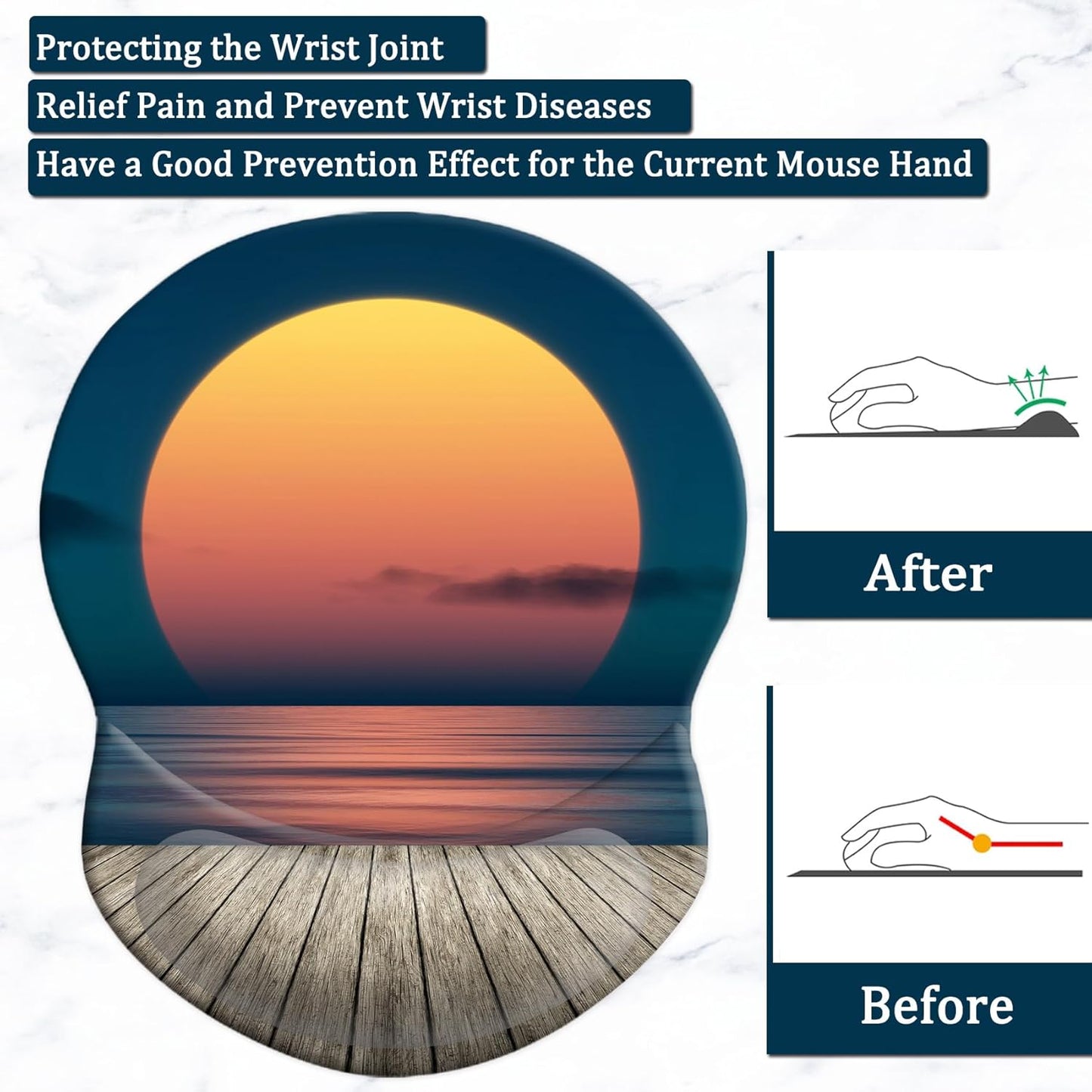 Purilite Select Ergonomic Mouse Pad