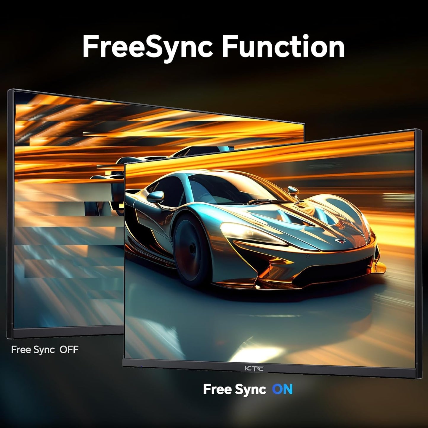 KTC 32 Inch 2K Computer Monitor, IPS 1440p Monitor with Ultra-Thin Bezels, HDR10, Freesync/G-sync, HDMI/DP Ports, Tilt Adjustable, Eyecare, Ideal for Business, Office, and Casual Gaming