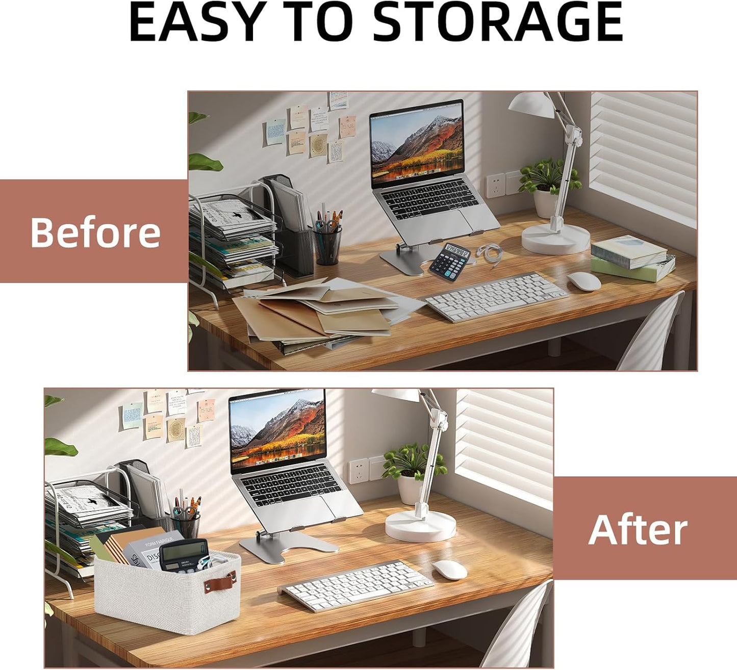 DULLEMELO Storage Baskets for Shelves, Fabric Collapsible Rectangular Storage Bins for Shelves, Closets, Nursery, Home, Office, Empty Gift Baskets (White&Teal)