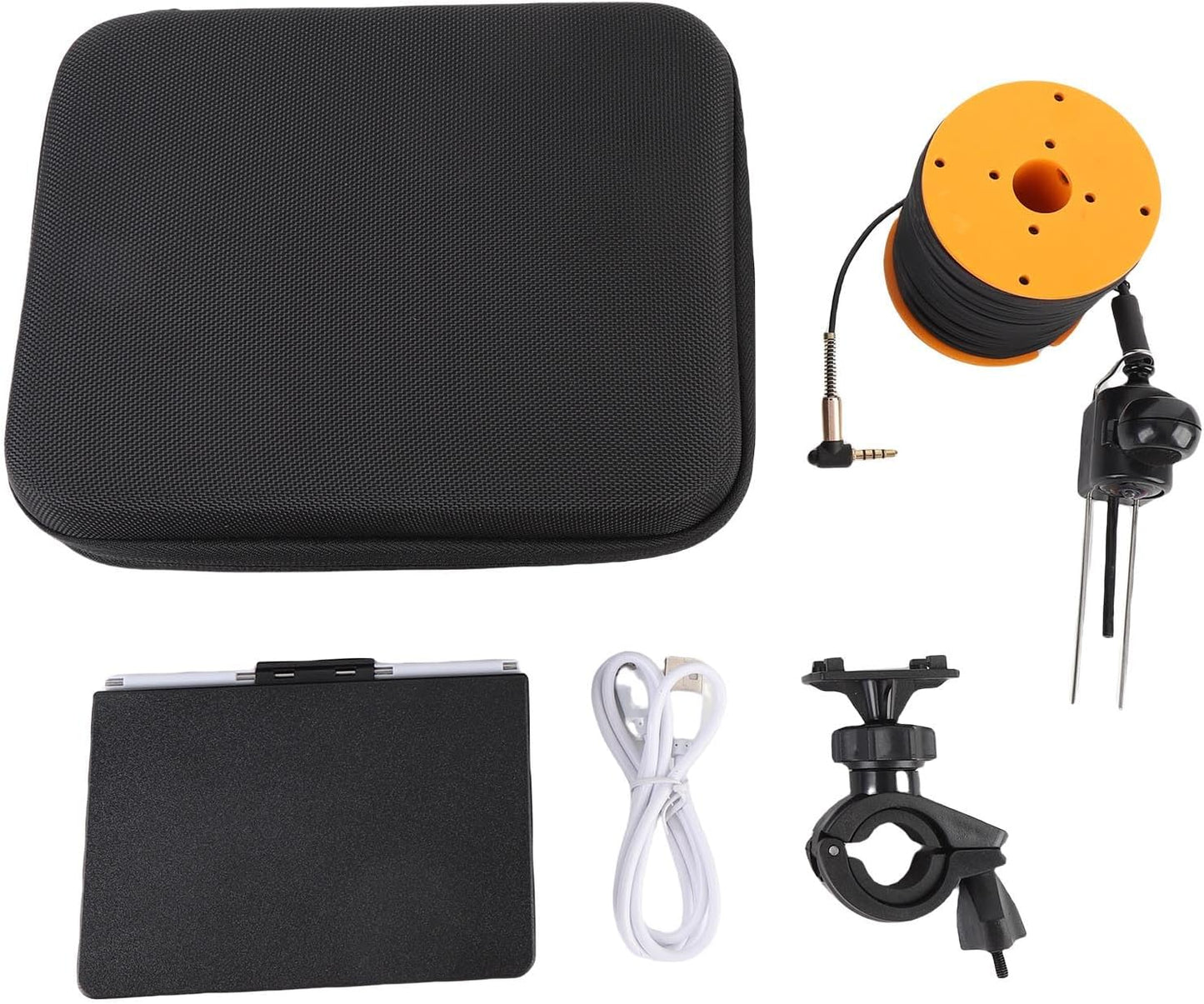 LICAEVEY Underwater Fishing Camera, 5MP 1080P Fishing Camera with Infrared Night Vision Light, Portable Fish Finder with 164ft Cable & 4.3in HD Screen for Ice Lake Boat Angling