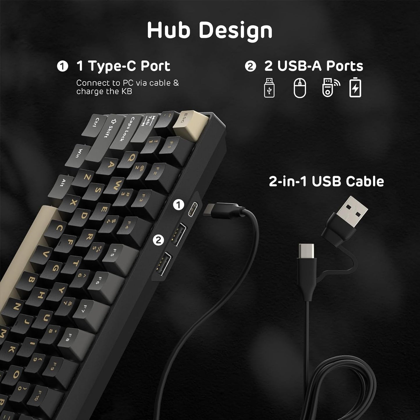 RK ROYAL KLUDGE RK96 RGB Limited Ed, 90% 96 Keys Wireless Triple Mode BT5.0/2.4G/USB-C Hot Swappable Mechanical Keyboard w/Wrist Rest, Software Support, Linear Viridian Switches, MARRS Green