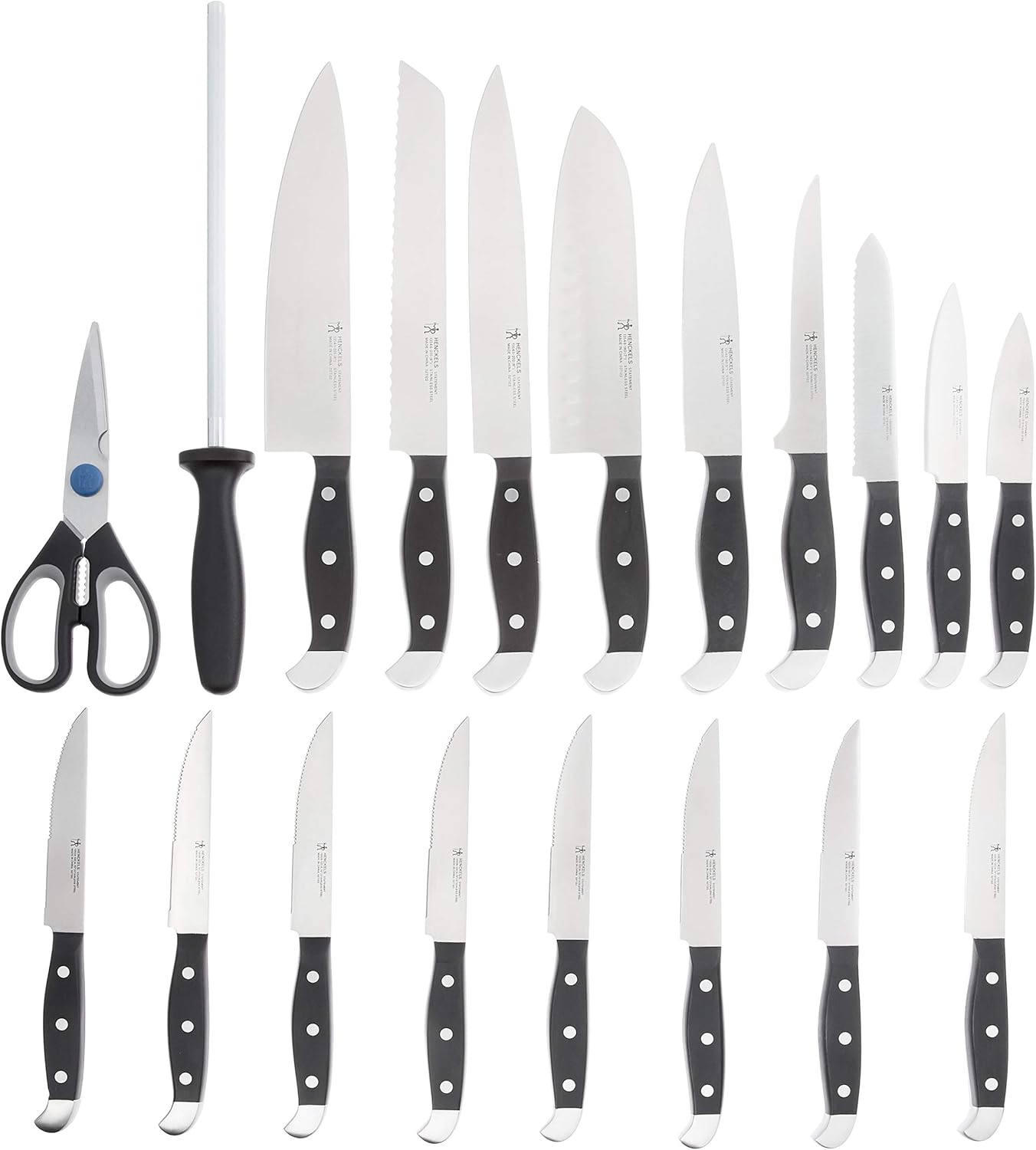 J.A. Henckels International Statement 20-pc Knife Block Set - Dark Brown