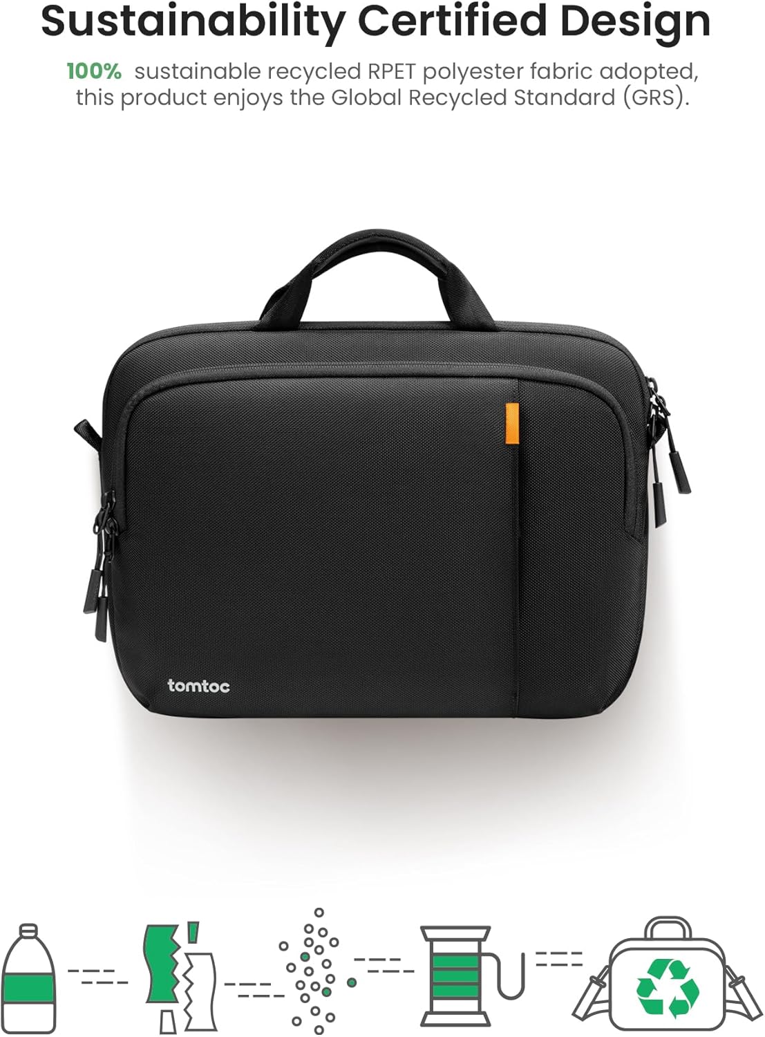 tomtoc 360 Protective Laptop Carrying Case for 16-inch MacBook Pro M4/M3/M2/M1 Pro/Max A3403 A3186 A2991 A2780, Water-resistant Laptop Shoulder Bag fits 15-inch MacBook Air M4 2025, M3/A3114, M2/A2941