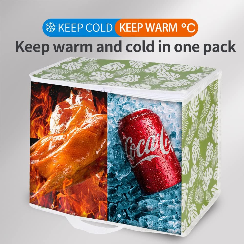 Purilite Select™ Insulated Food Delivery Bag – Extra Large Thermal Carrier for Hot & Cold Food Transport