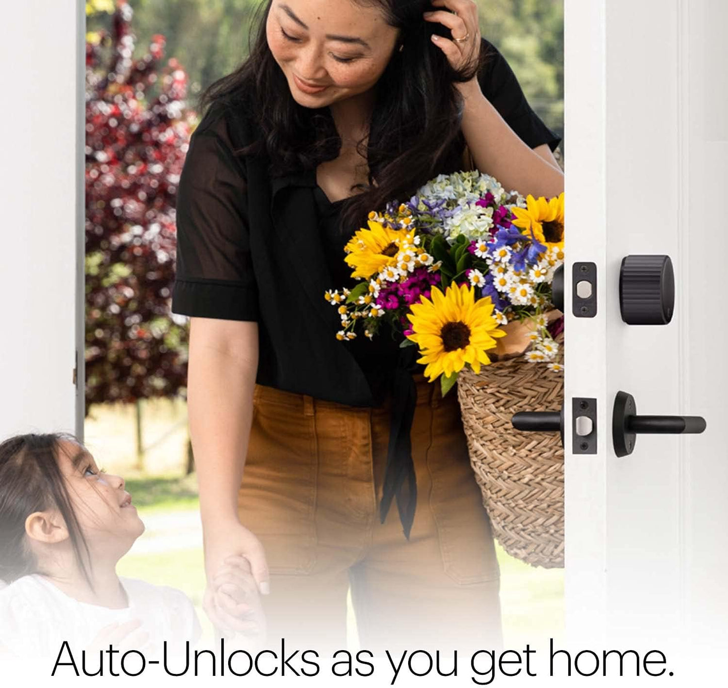 August Home, Silver Wi-Fi Connected Smart Keyless Entry Door Lock, Electronic Door Lock Fits Your Existing Deadbolt in Minutes, AUG-SL05-M01-S01