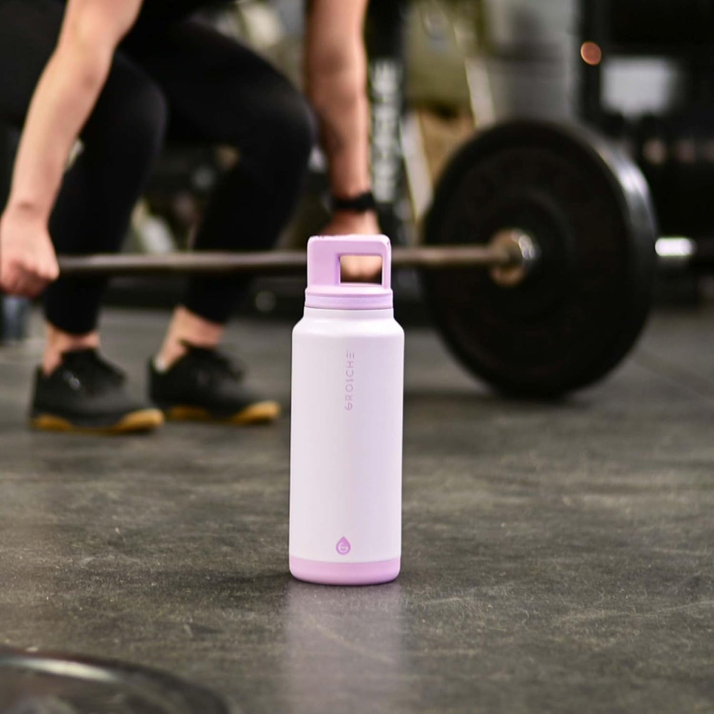 GROSCHE Alpine Flip 'N Sip 16oz Insulated Water Bottle - Stainless Steel, Leakproof Flask with Straw - Perfect for Gym, Travel, Sports & Outdoor Use, Canadian Brand! - 16 fl. oz, Scuba Blue