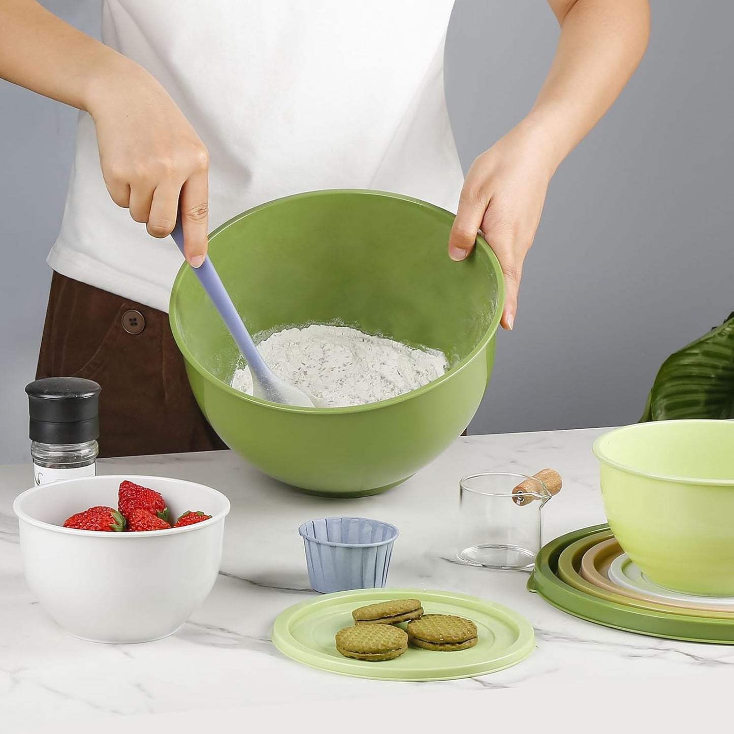 Purilite Select Plastic Mixing Bowl Set