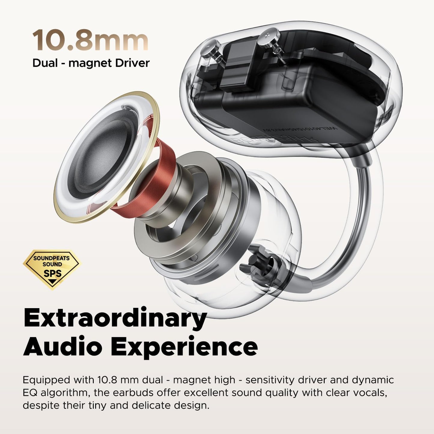 Open-Ear Clip Wireless Earbuds with Bluetooth 5.4, 30H Playtime, Lightweight Sports Headphones, IPX5 Sweatproof, Dual Device Connection - PuriLite