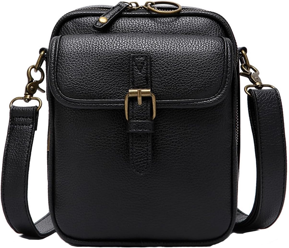Lexiyat Crossbody Purses for Women Trendy Cell Phone Bag Leather Shoulder Handbags with Card Slots