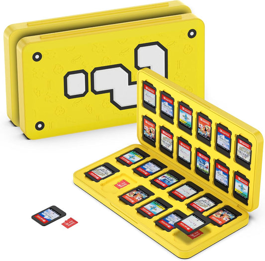GeeRic 24 Slot Game Card Storage Case Compatible with Switch, Portable Game Card Storage Cartridge with Switch, Games Cartridges & Slot