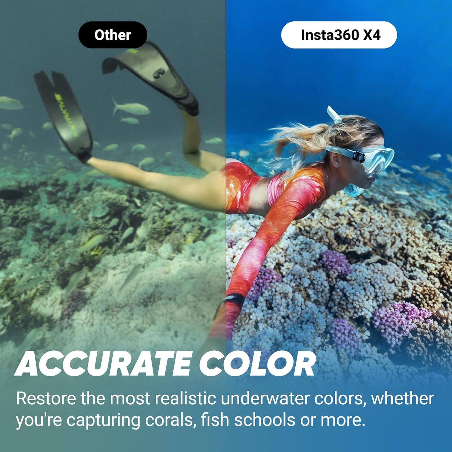 Insta360 X4 Standard Bundle - Waterproof 8K 360 Action Camera, 4K Wide-Angle Video, Invisible Selfie Stick Effect, Removable Lens Guards, 135 Min Battery Life, AI Editing, Stabilization