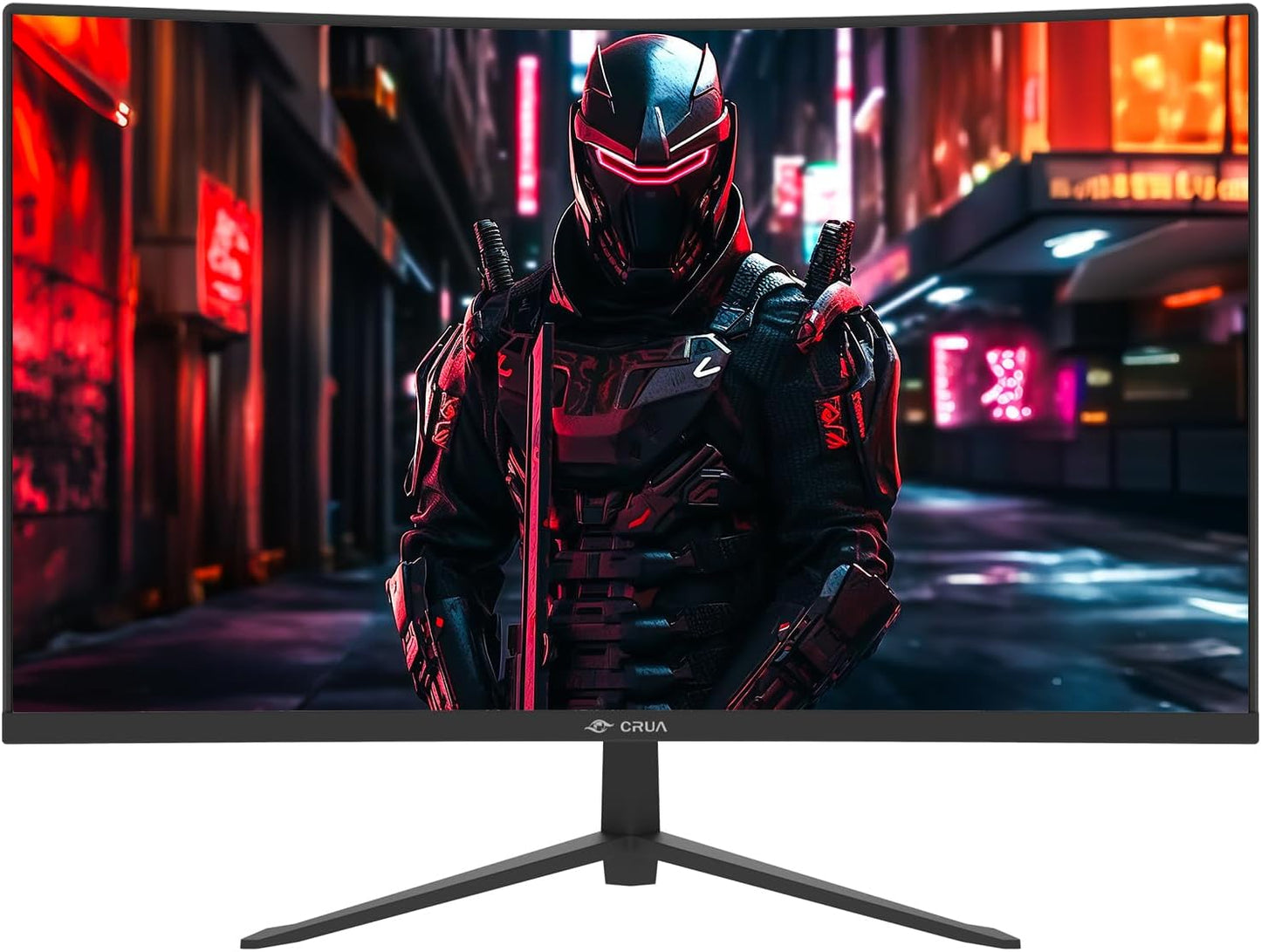 CRUA 32'' Curved Gaming Monitor, 160Hz/144Hz 4K UHD(3840 * 2160P) White Computer Monitor, 1500R VA Screen, Supports Freesync, 120% sRGB, Built-in Speakers, RGB Lighting, Wall Mountable,HDMI 2.1&DP 1.4