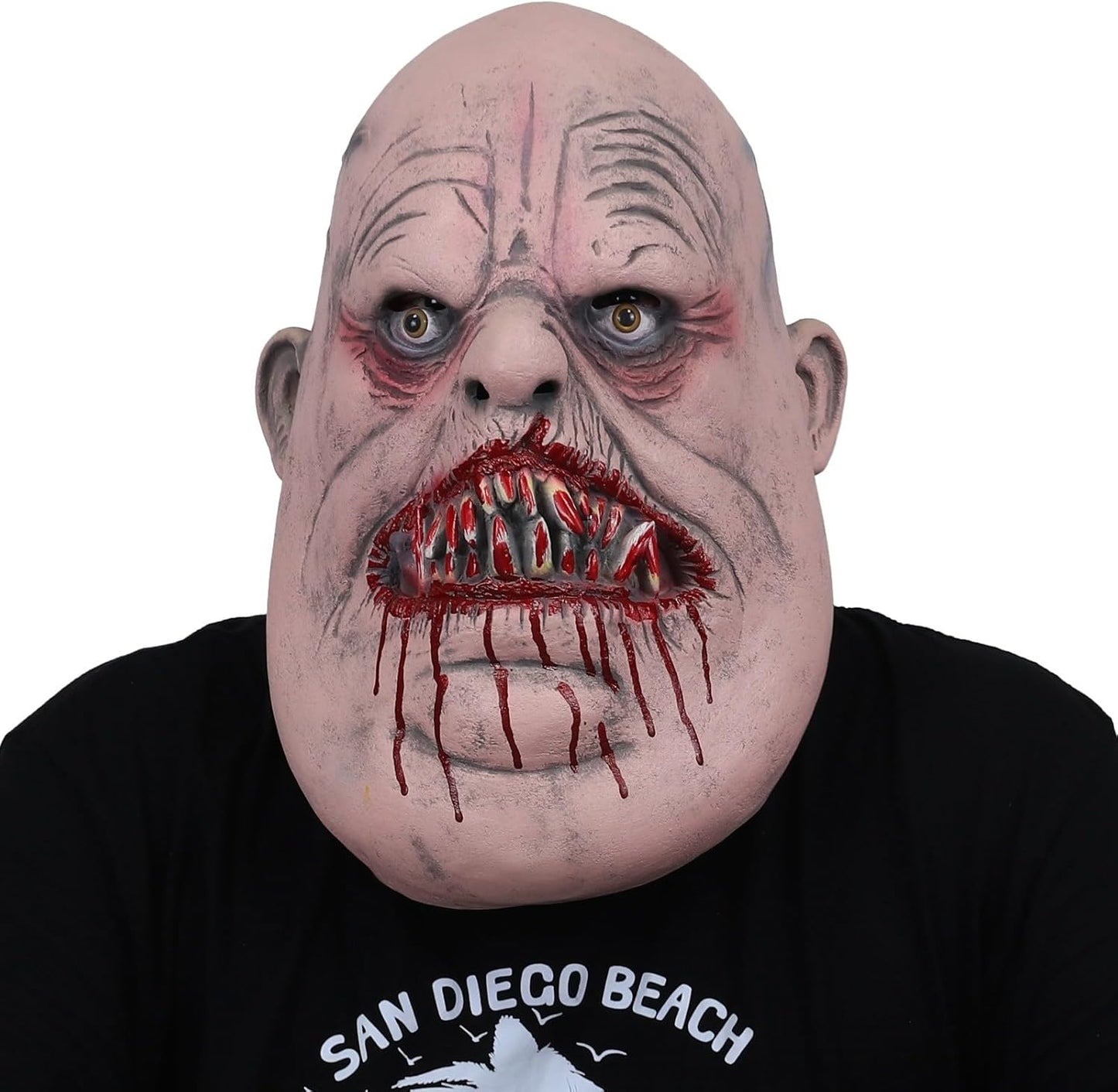 Halloween Horror Headgear Mask Latex Evil Theme Party Role Play Silicone Cosplay Mask