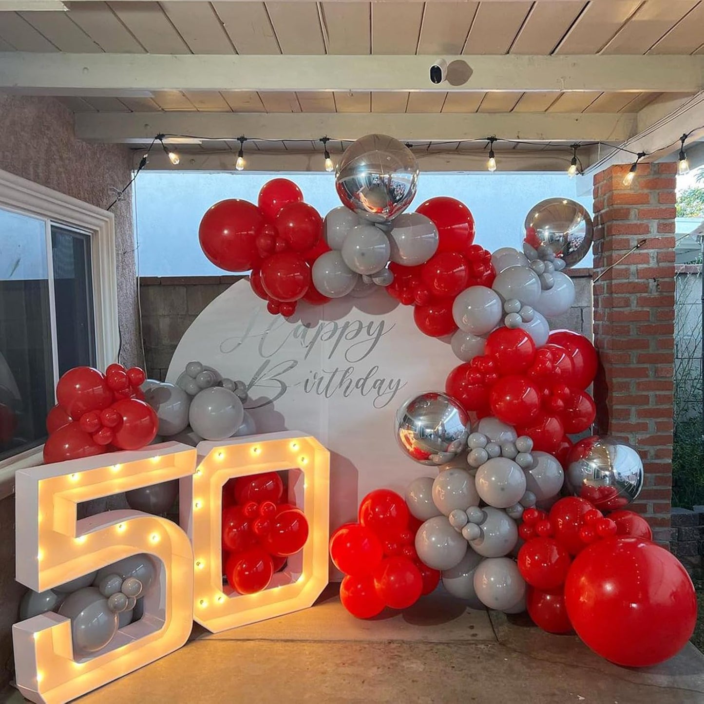 Gold Metallic Chrome Latex Balloon Arch Kit, 102PCS 18In 12In 10In 5In Arch Garland For Festival Picnic, Engagement, Wedding, Birthday Party, Gold Theme Anniversary Decoration With 33FT Ribbon