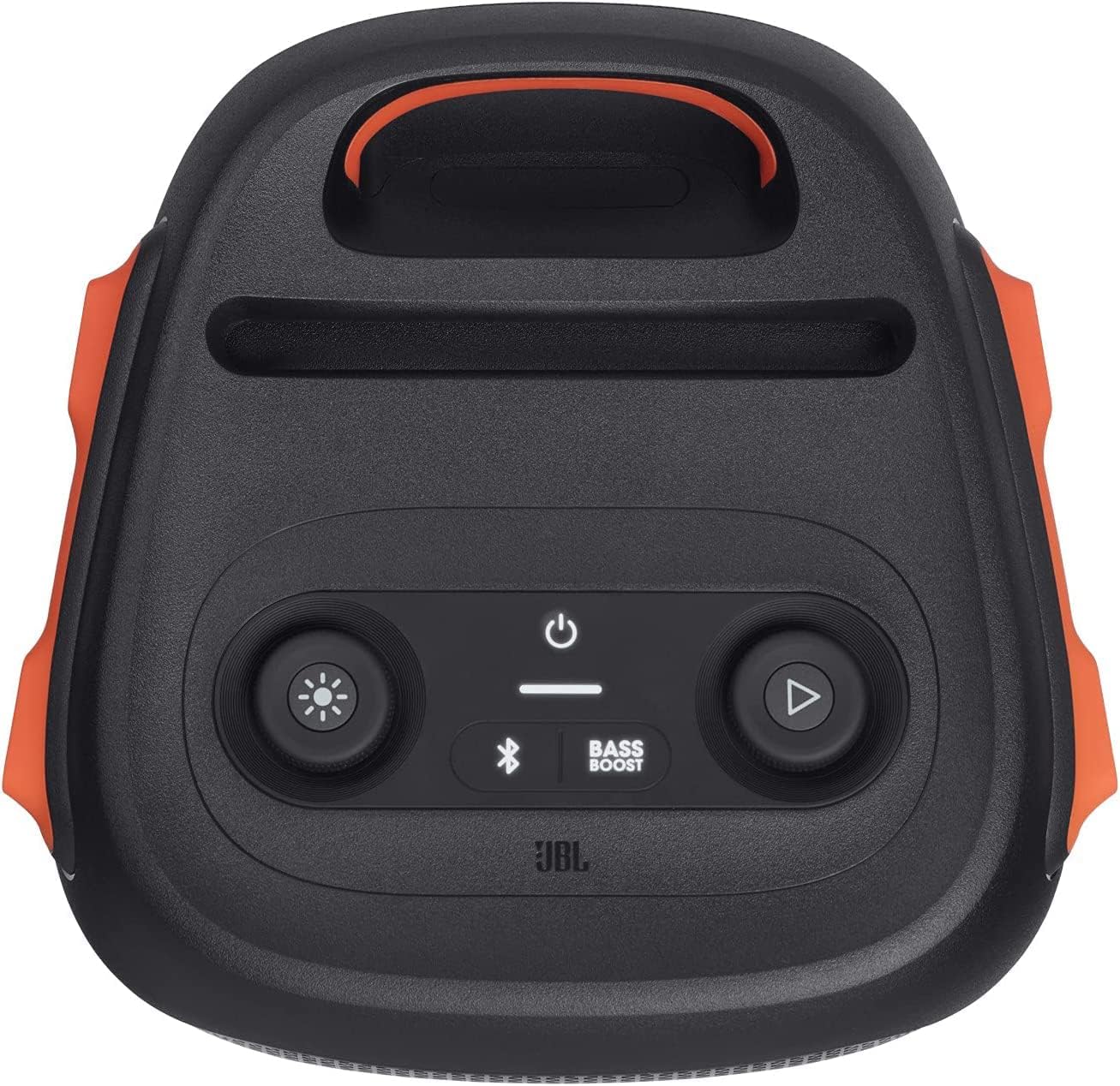 JBL PartyBox 110 Portable Party Speaker with 160W Powerful Sound, Built-in Lights, Up to 12 Hours of Playtime and IPX4 Splashproof Design - Black