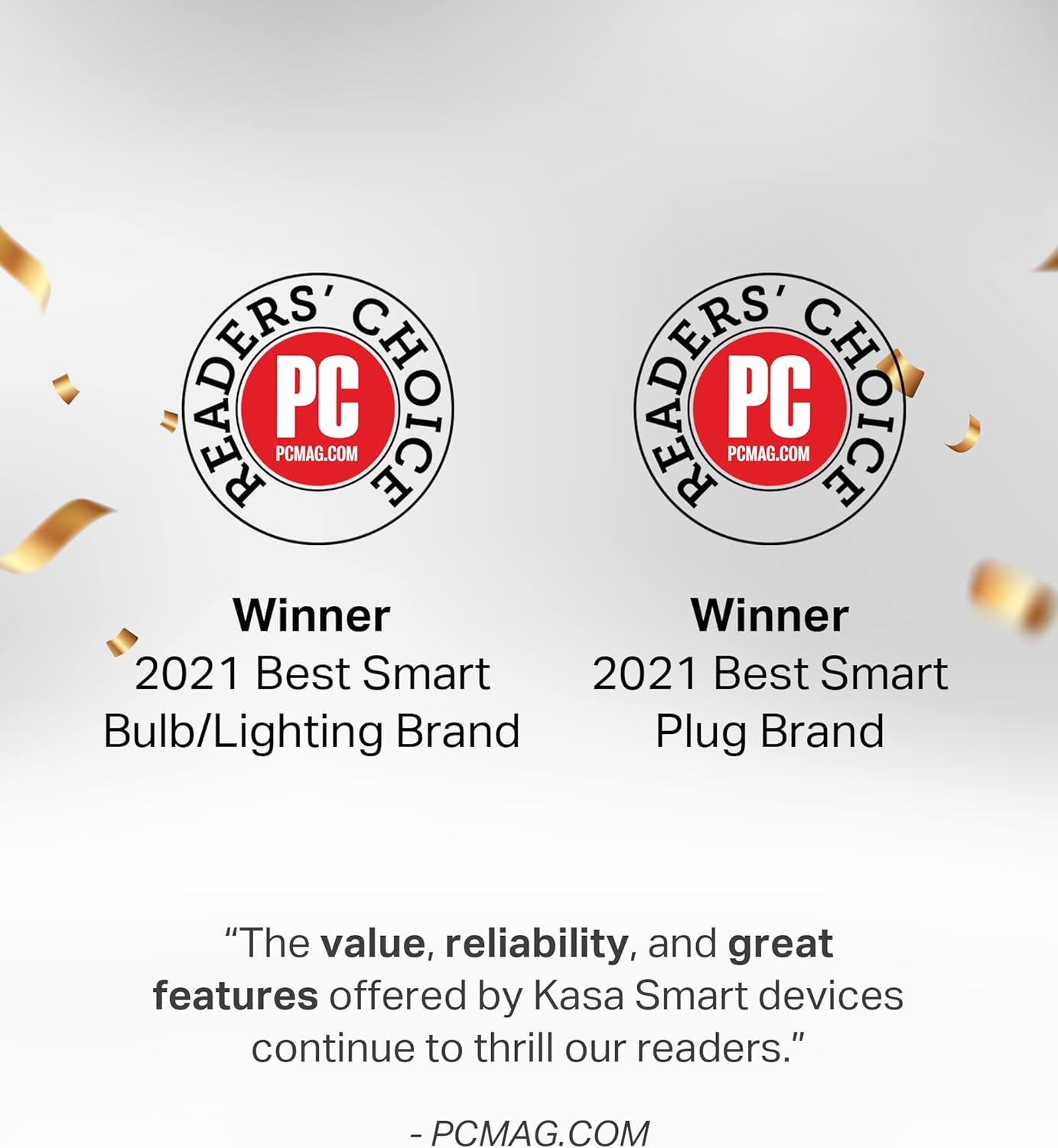 Kasa Smart Plug Mini by TP-Link (HS103P2) - Smart Home WiFi Outlet Works with Alexa, Echo and Google Home, No Hub Required, Remote Control, 2.4GHz WiFi Required, 15 Amp, UL Certified, 2-Pack, White