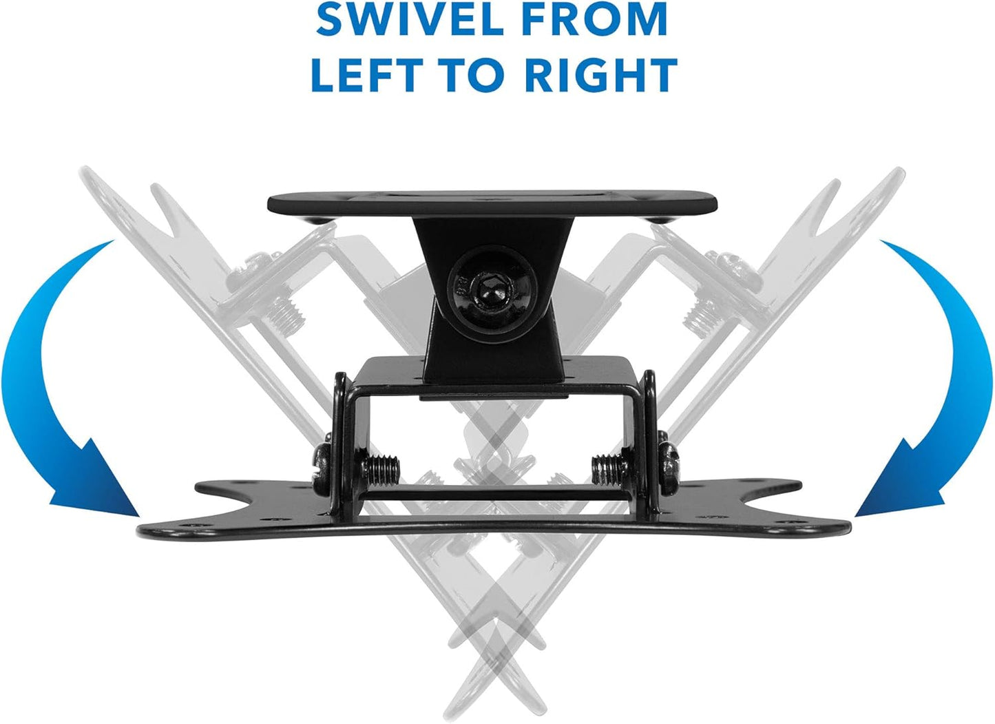 Mount-It! MI-2829 Small TV Monitor Wall Mount | RV TV Mount | VESA Wall Mount | Fits 19 20 21 22 23 24 25 27 32 Inch Screens | 75 100 VESA Compatible | Low-Profile Slim Design | 44lb Capacity