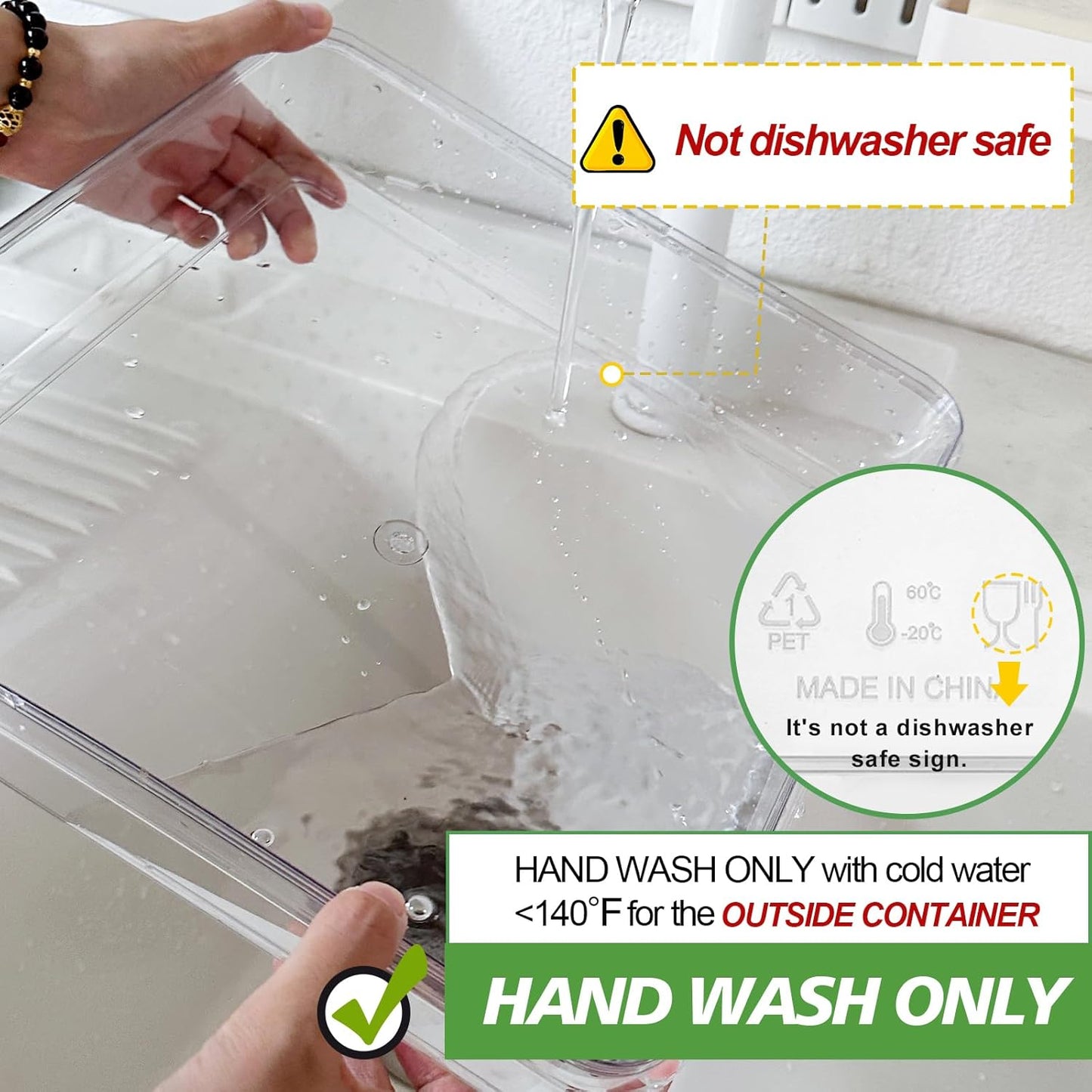 Purilite Select Clear Compartmentalized Snack Box