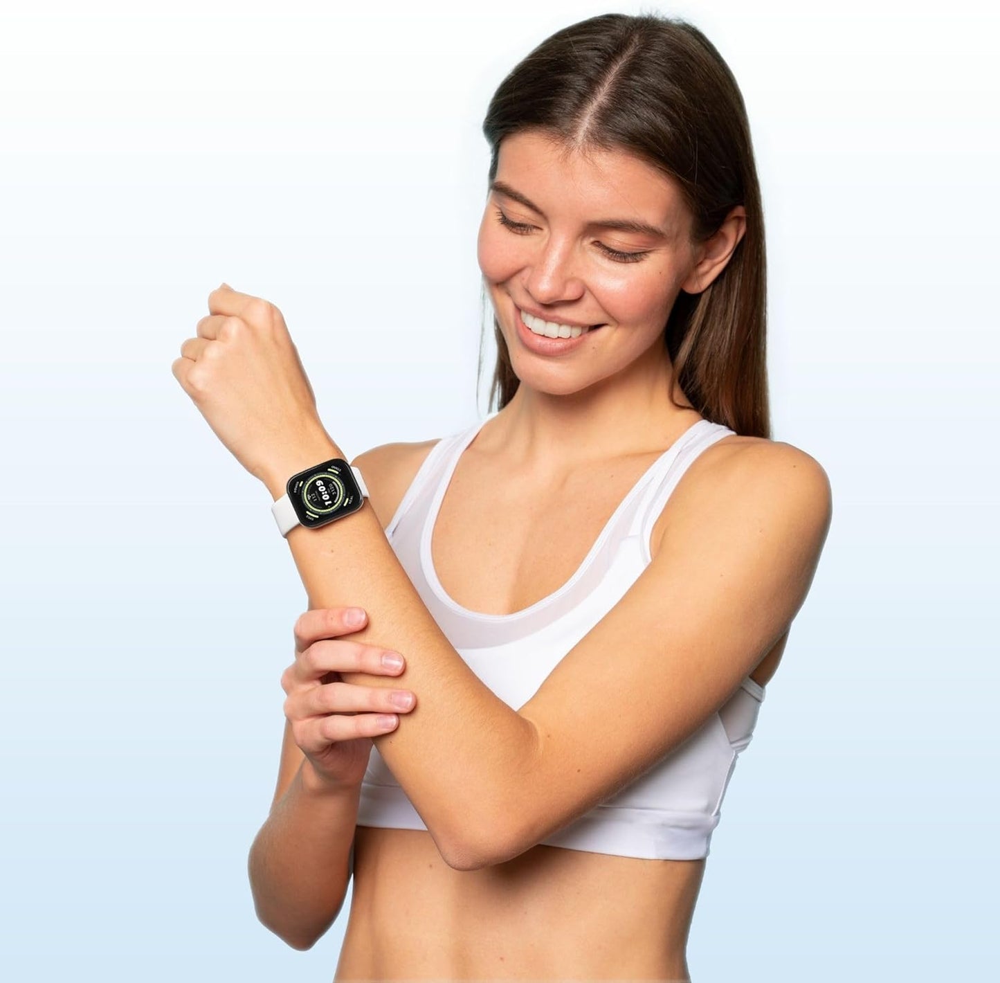 Amazfit Bip 5 Smart Watch Health & Fitness Tracker for Men Women, GPS, Alexa Built-In, Bluetooth Phone Calls, 10-Day Battery, 24H Heart Rate Sleep Monitoring, for Android & iPhone, White