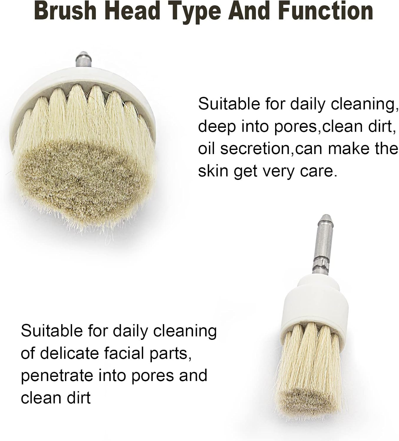 Face Brush Set Skin Care Portable Electric Facial Scrub Brush Instrument Elitzia ETLW019B