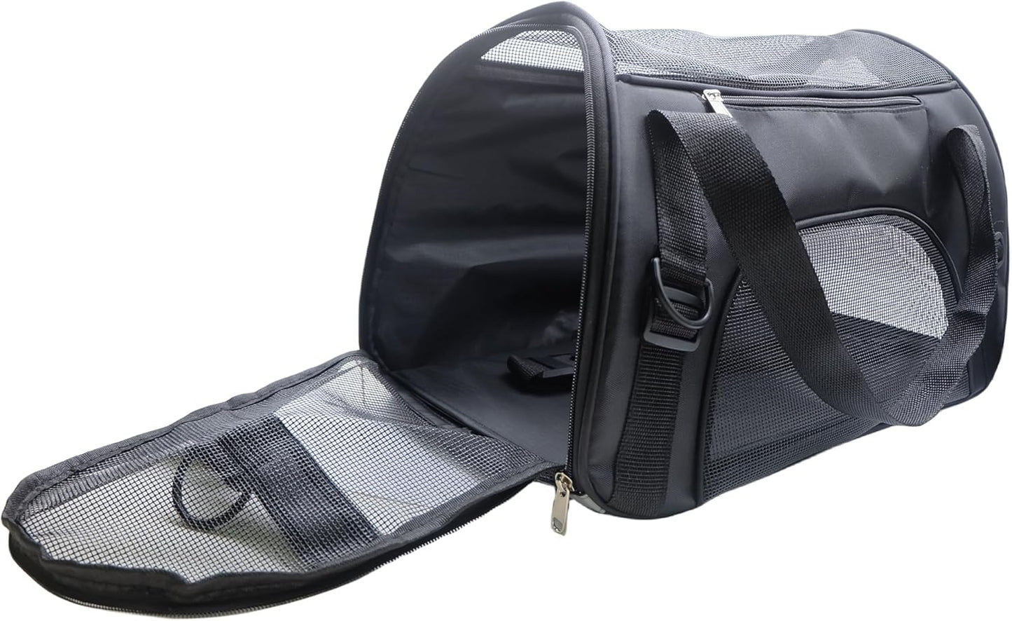 ZaneSun Cat Carrier,Soft-Sided Pet Travel Carrier for Cats,Dogs Puppy Comfort Portable Foldable Pet Bag Airline Approved (Small Rosered)