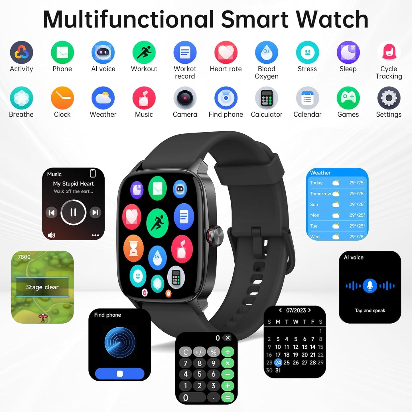 Purilite Select Smartwatch – Your Fitness, Health & Lifestyle Companion