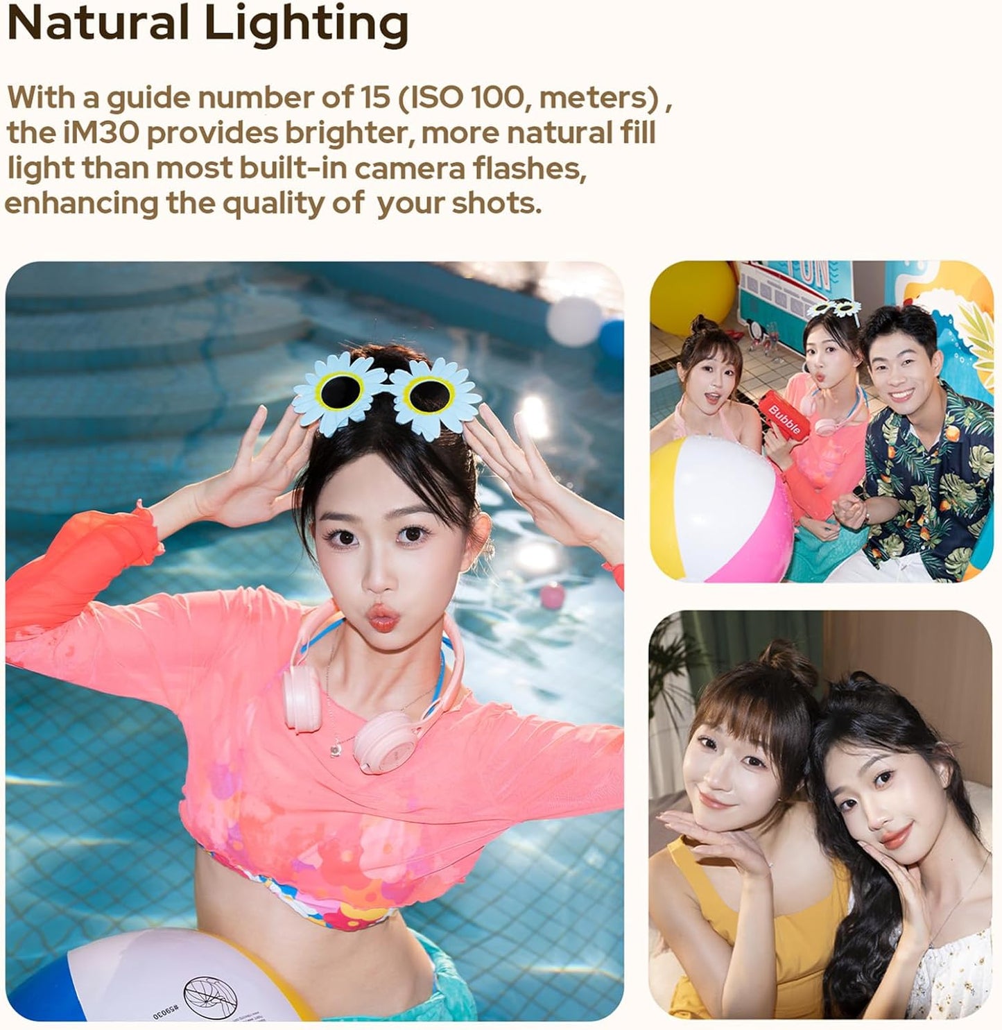 Godox iM30 Mini Camera Flash GN15 On-Camera Speedlite with 7 Power Levels 3.6s Recycle Time Single-Contact Hot Shoe Replacement for Canon Nikon Sony Mirrorless Cameras