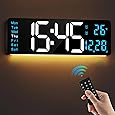 Purilite Select 15.5" Large Digital Wall Clock