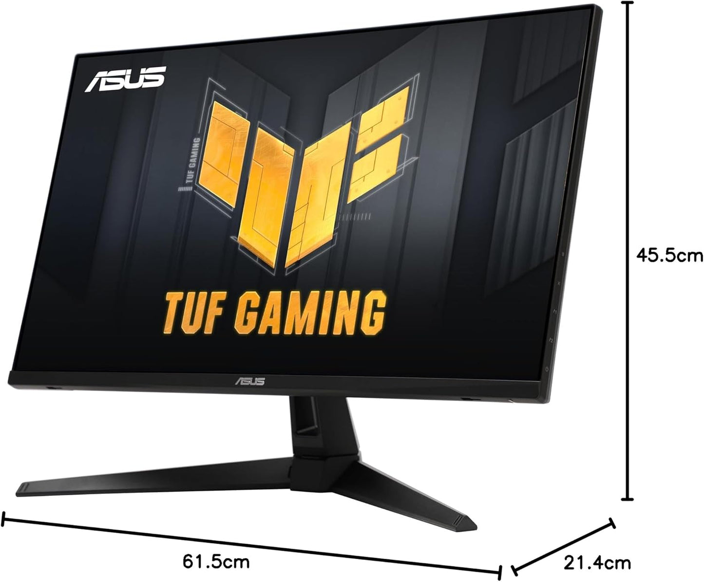 ASUS TUF Gaming 27” 1440P Gaming Monitor (VG27AQM1A) - QHD (2560x1440), 260Hz, 1ms, Fast IPS, ELMB Sync, Freesync Premium, G-Sync compatible, Variable Overdrive, 90%DCI-P3, DisplayHD 400, 3yr warranty