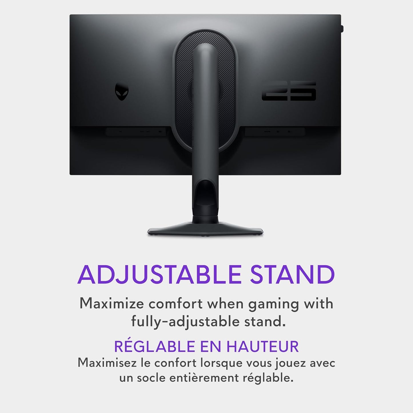 Alienware 25 Gaming Monitor AW2523HF 24.5" IPS LED Full HD (1920 × 1080) 360Hz Display - AMD FreeSync - VESA - Monitor (USB, HDMI) Height/Tilt/Swivel/Pivot Adjustability - Dark Side of The Moon